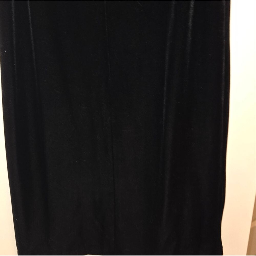 Vintage Victor Costa Black Velvet Dress - Picture 8 of 11